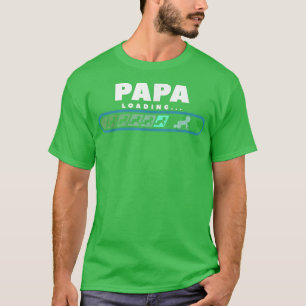 Camiseta Papa Carregando Gênero Revelar Anúncio de Gravidez