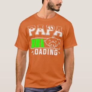 Camiseta Papa Carregando Gênero Revelar Anúncio de Gravidez