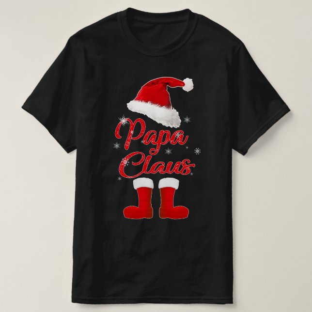 Camiseta papa claus (Frente do Design)