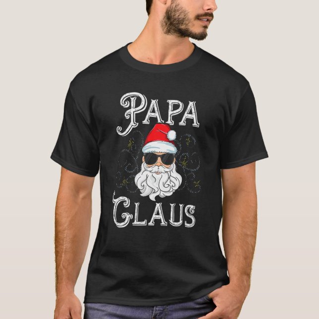 Camiseta Papá Claus Correspondendo Festas De Natal Da Famíl (Frente)