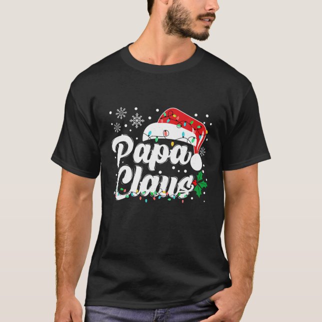 Camiseta Papa Claus Pais Papais noeis de Natal Corresponden (Frente)