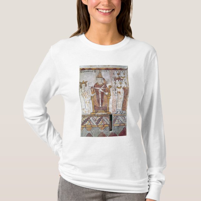 Camiseta Papa Clemente IV Charles de investimento de Anjou (Frente)