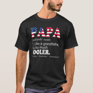 Camiseta Papá Como Avô, Mas Muito Mais Legal