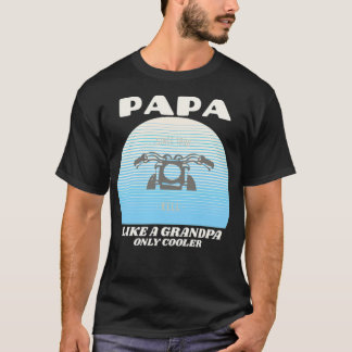 Camiseta Papá como um desenho do vovô