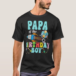 Camiseta Papá Da Festa Espacial Astronauta de Astronauta de