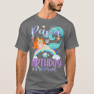 Camiseta Papá Das Raparigas De Aniversário Da Família Mágic