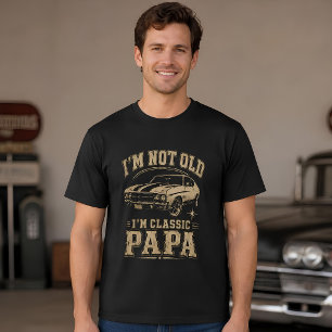 Camiseta Papa de Carro Clássico Vintage