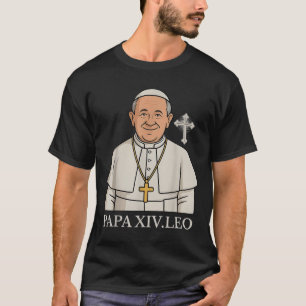 Camiseta Papa de Chicago Leo Xiv Da Pope Meme Engraçado