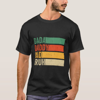 Camiseta Papá Dia de os pais Bruh Pai Papá