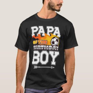 Camiseta Papá do Aniversário Futebol Esportivo Corresponden
