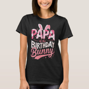 Camiseta Papá Do Festa De Matança Familiar De Coelhinhos De