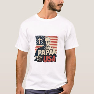 Camiseta Papa dos EUA Papa Leão XIV EUA