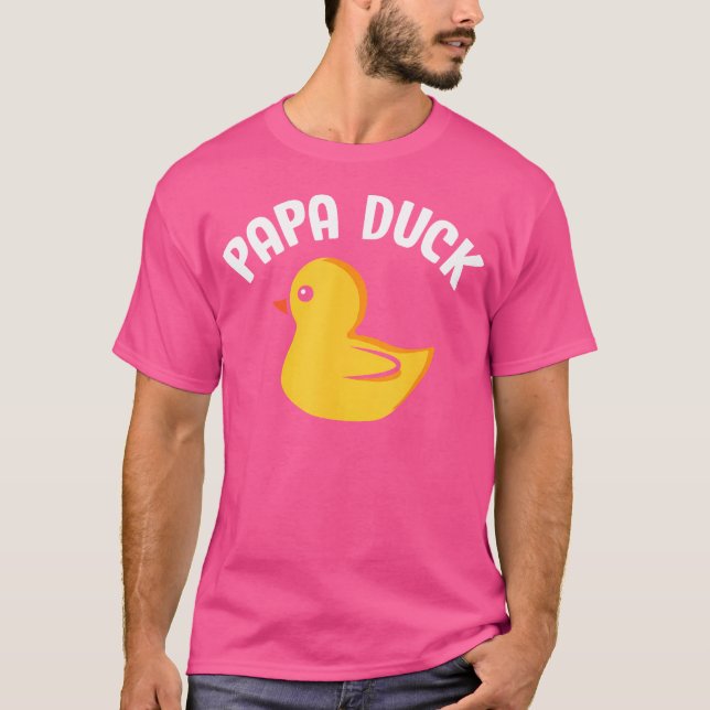 Camiseta Papa Duck Funny Duck Lover Duck Hunting Father'S D (Frente)