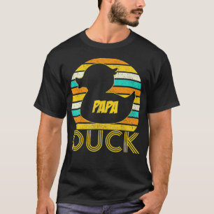 Camiseta Papa Duck Rubber Duck Matching Family Cute