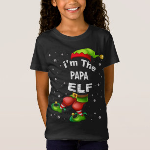 Camiseta Papá Elf Matching Family Natal do Pajama
