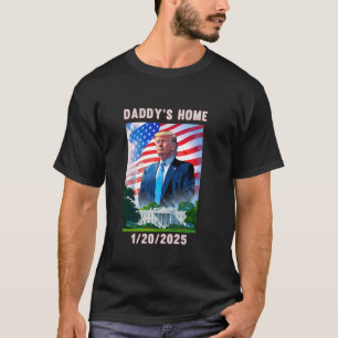 Camiseta Papá em casa Donald Trump 2024 T Shirt
