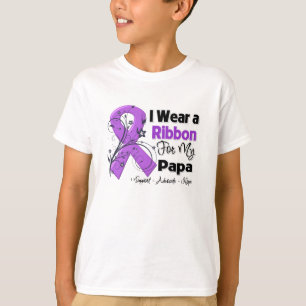 Camiseta Papá - fita do câncer de pâncreas