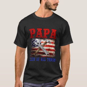 Camiseta Papa Fixer De Todas As Coisas Ferramentas Dia de o