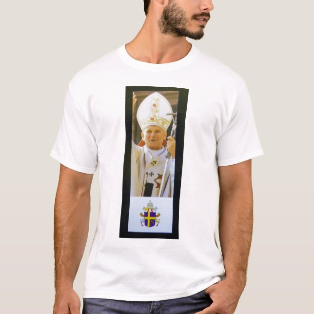 Camiseta Papa João Paulo II abençoado (Frente)