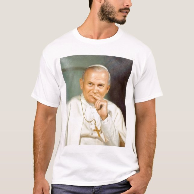 Camiseta Papa João Paulo II d (Frente)