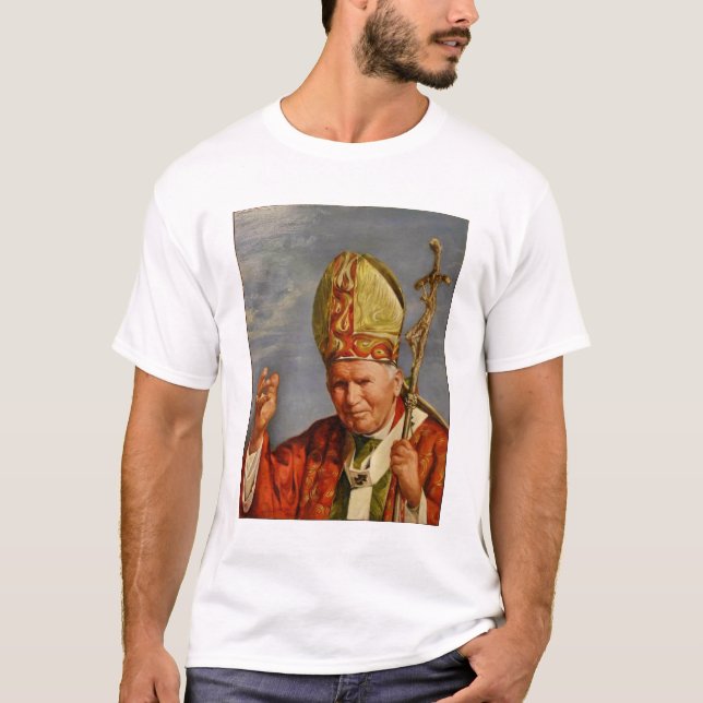 Camiseta Papa João Paulo II h (Frente)
