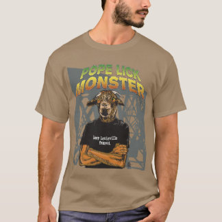 Camiseta Papa Lambedura Monstro (Goatman)