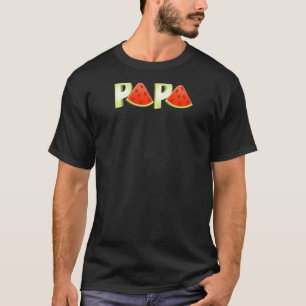 Camiseta Papa Legal Melancia Funny Pai Fruta Eater Melon