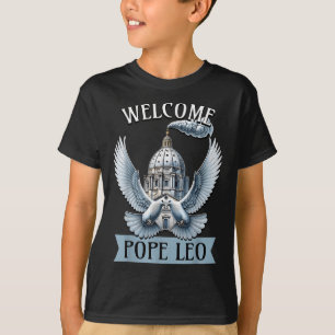 Camiseta Papa Leo Boas-vindas Papa Leo 2025