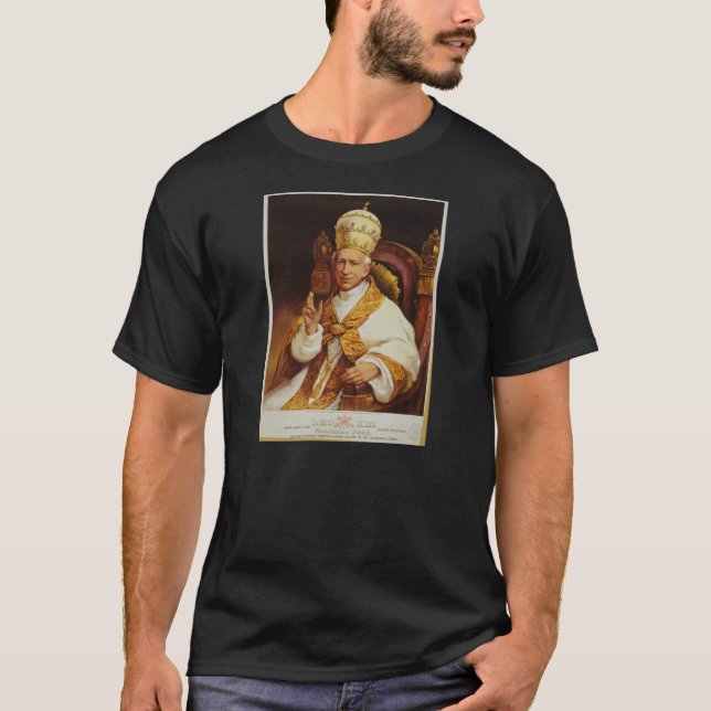 Camiseta Papa Leo XIII Vincenzo Gioacchino Luigi Pecci (Frente)