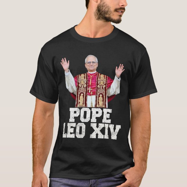 Camiseta Papa Leo Xiv 1 (Frente)