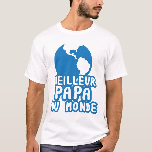 Camiseta papa_meilleur_du_monde_planete_terre_2302 (Frente)