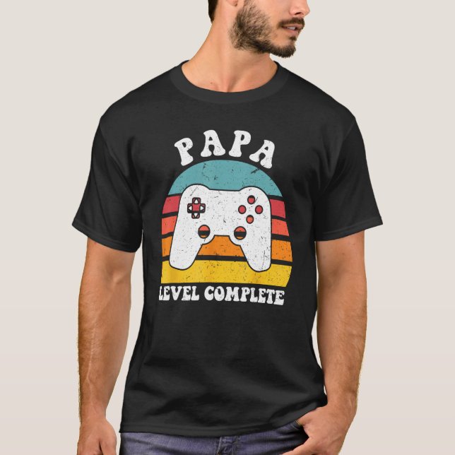 Camiseta Papa Nível completo Papa Familiar (Frente)