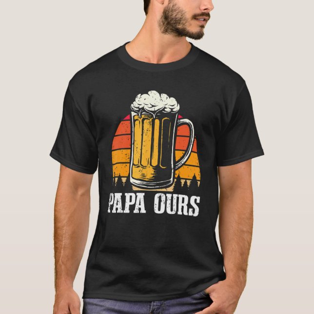 Camiseta Papa Nosso Pai E Ich Beste Freunde Für Leben B (Frente)