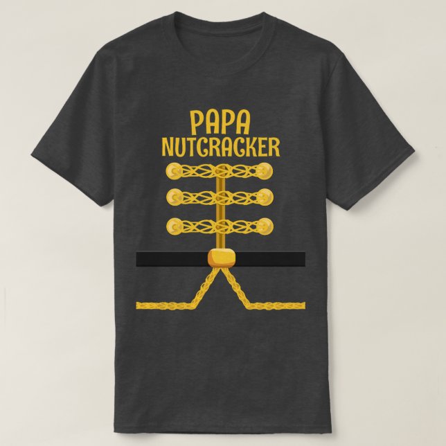 Camiseta PAPA Nutcracker Matando a Família Natal 2 (Frente do Design)