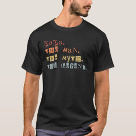 Camiseta Papa O Homem O Mito A Lenda