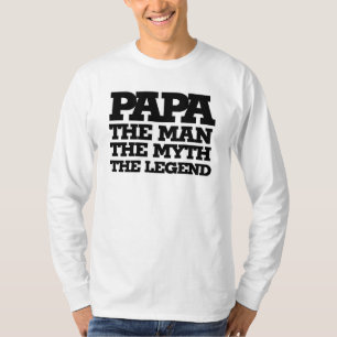 Camiseta PAPA o homem o mito a lenda