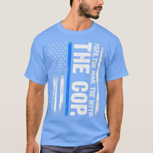 Camiseta papa, o homem o mito do policial avô polícia