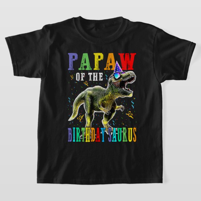 Camiseta PAPA Orgulhoso Do Jovem Surus Dinossauro (Postura )