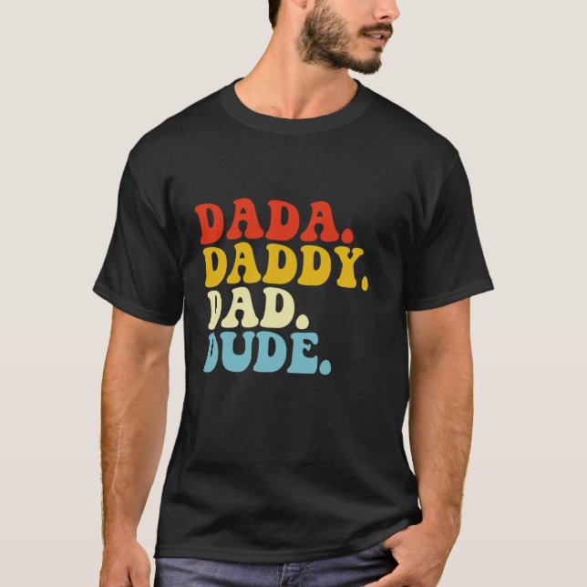 Camiseta Papá Pai do papai Dia dos Pais Engraçados Homens d (Frente)