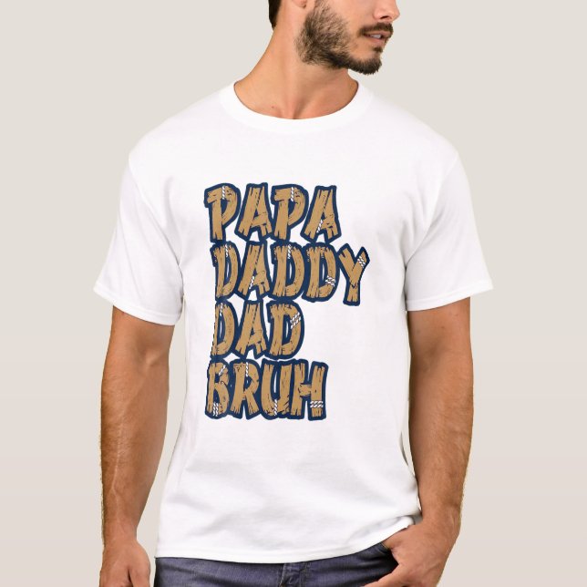Camiseta Papa Pai Pai Bruh (Frente)
