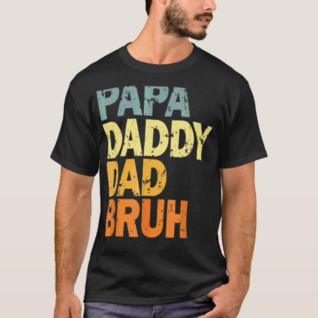 Camiseta Papa Pai Pai Bruh (Frente)