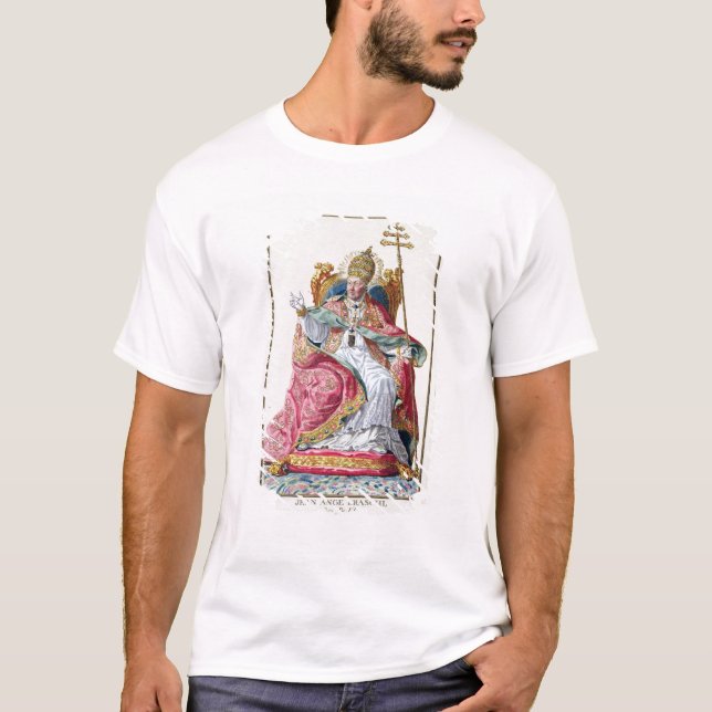 Camiseta Papa Pius VI (1717-99) 'de DES Estampes de (Frente)
