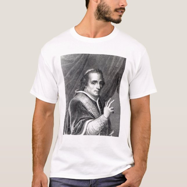 Camiseta Papa Pius VII, gravado por Rafaello Morghen (Frente)
