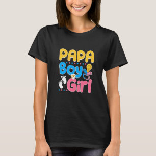 Camiseta Papá rosa ou azul ama você o melhor Pai de qualque