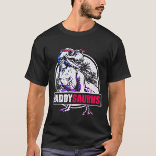 Camiseta Papá Saurus T-rex Dinossauro Engraçado Dia de os p