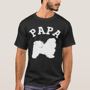 Camiseta Papa Shih Tzu Para O Pai 1