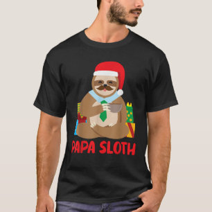 Camiseta Papa Sloth Matando Família Pajama PJ Natal T S