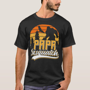Camiseta Papa Squatch Engraçado Pai Dia de os pais Pé Grand