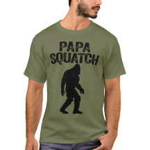 Papa Squatch Engraçado Pé Grande - Presente Dia de