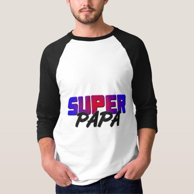Camiseta Papá super (Frente)